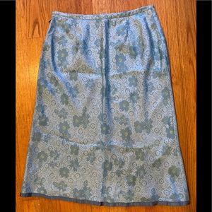 Ann Taylor Skirt 100% Silk New